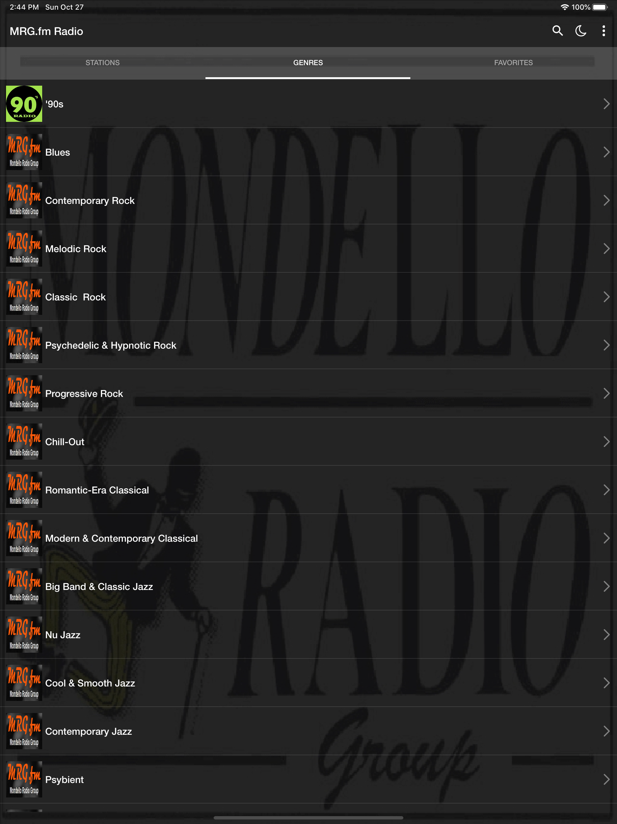 MRG.fm Radio App screenshot 11