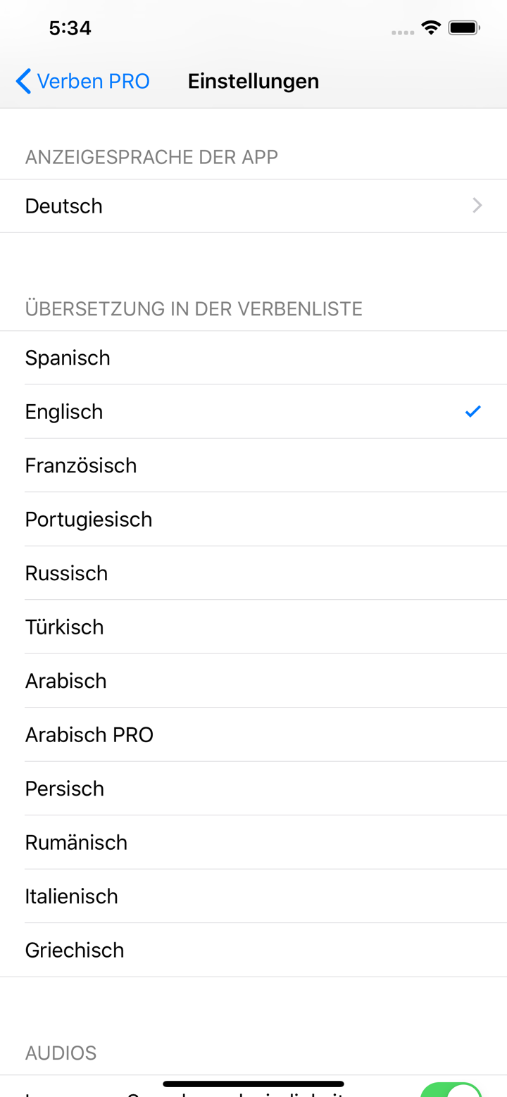 Verben Lite screenshot 4