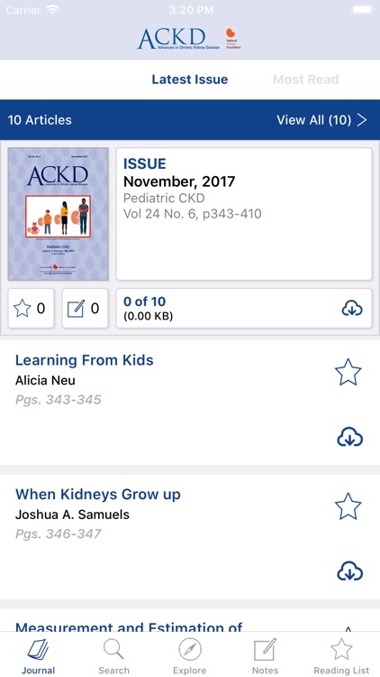 ACKD Journal