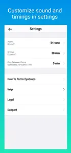 EyeDropAlarm screenshot #5 for iPhone