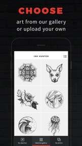 INKHUNTER PRO Tattoos try on screenshot