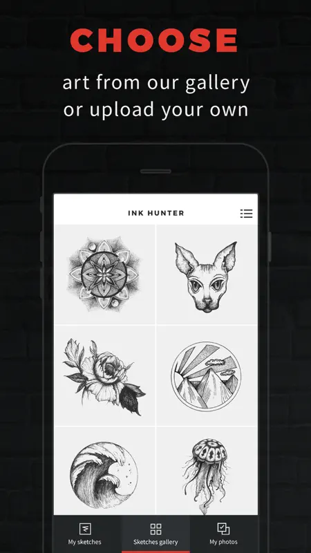 INKHUNTER PRO Tattoos try on screenshot 1 of 4