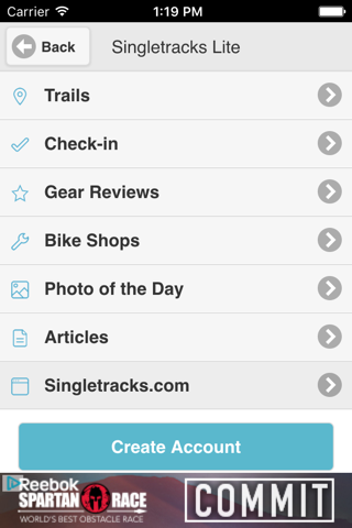 Singletracks Lite screenshot 3