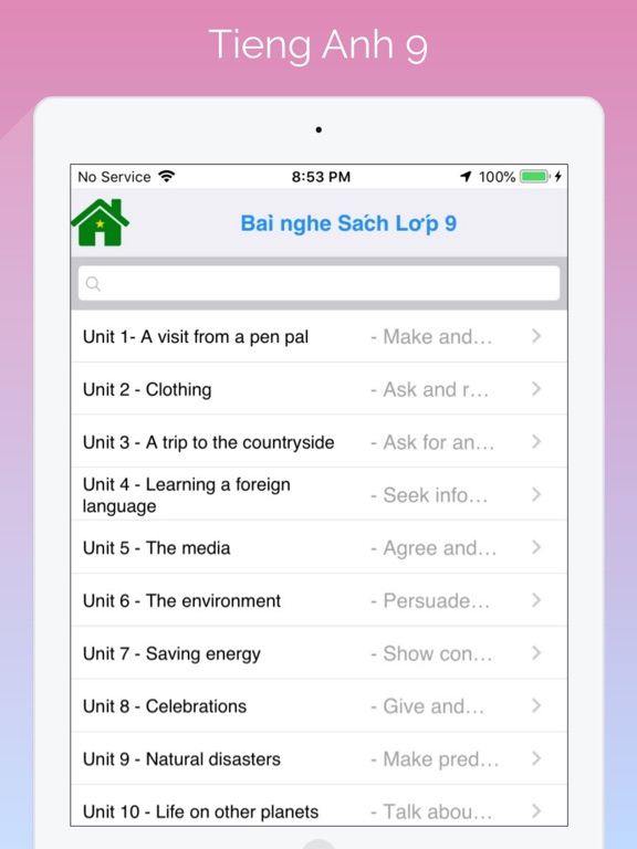 Screenshot #5 pour Tieng Anh Lop 9 - English 9