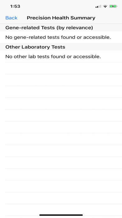 Precision Medicine Genes + AI Screenshot