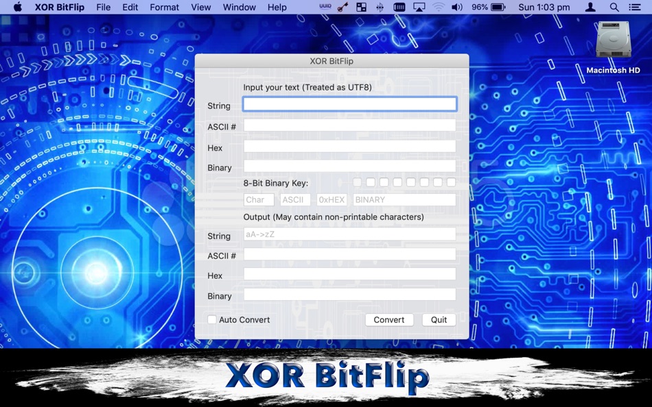 #1. XOR BitFlip (macOS) 由: Unapproved Pty Ltd