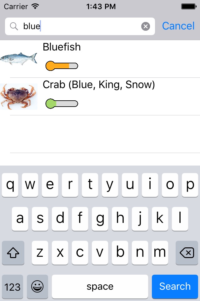 SeafoodCheck screenshot 2