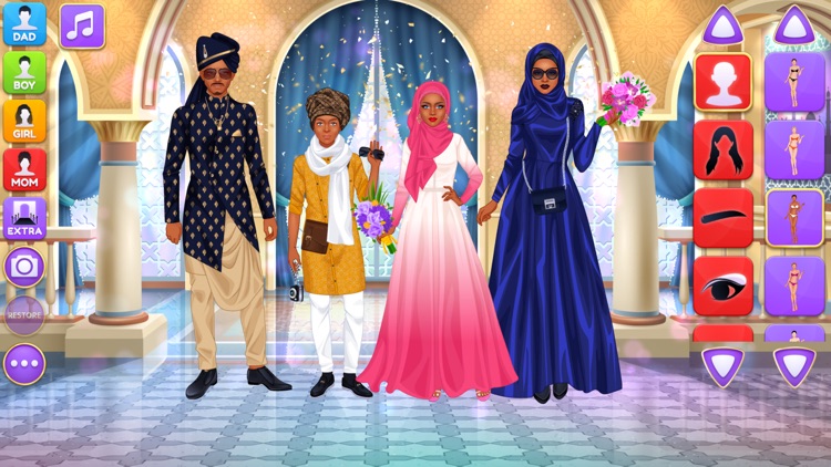Superstar Family Dress Up Game