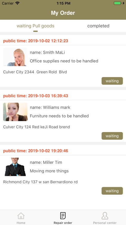 Moving Goods Order For Driver screenshot-4