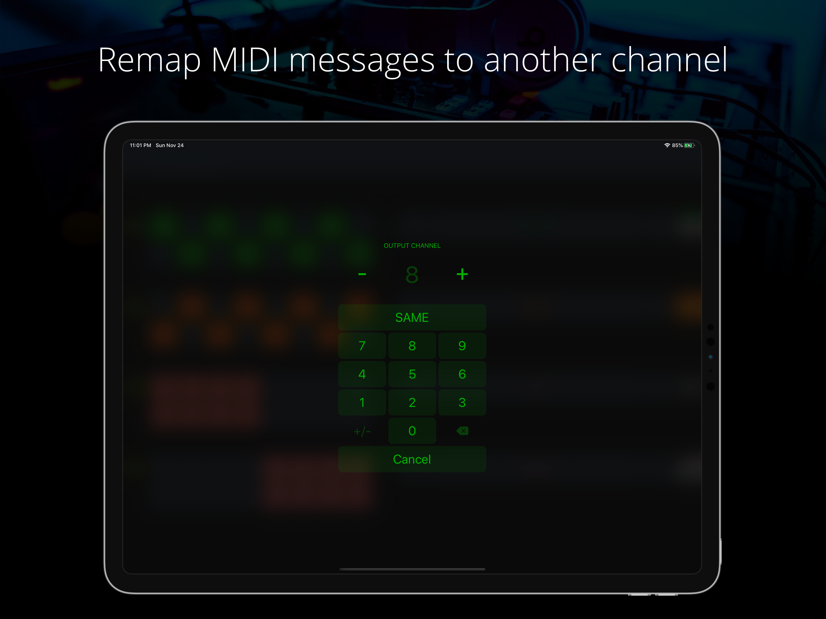 Midiflow Channels (Audiobus) screenshot 4