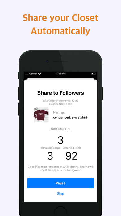 ClosetPilot Bot for Poshmark Screenshot