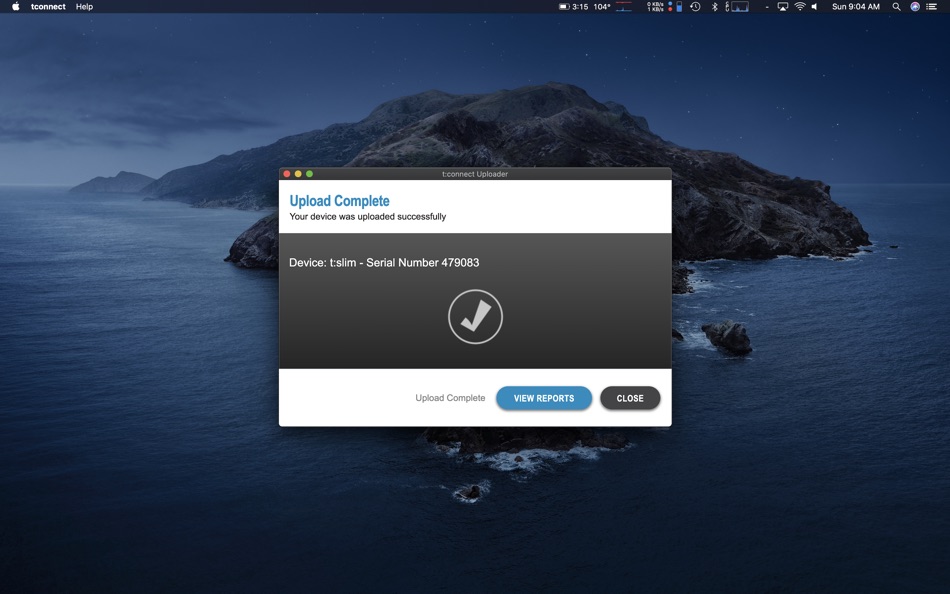 #4. t:connect uploader (macOS) 由: Tandem Diabetes Care Inc.