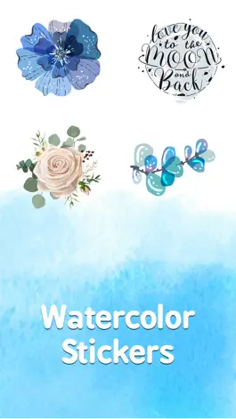 Game screenshot Paint Watercolor Stickers Pack mod apk
