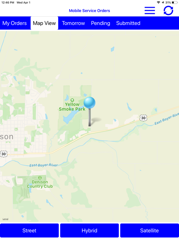 Utility Mobile Service Orders iPad screenshot 2 - Utilities app