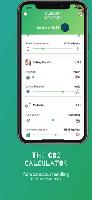 Climate Compass CO2 Calculator(圖2)-速報App