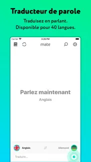 traducteur par mate iPhone Captures Décran 4