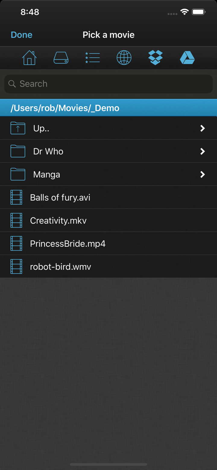 VLC Streamer screenshot 2