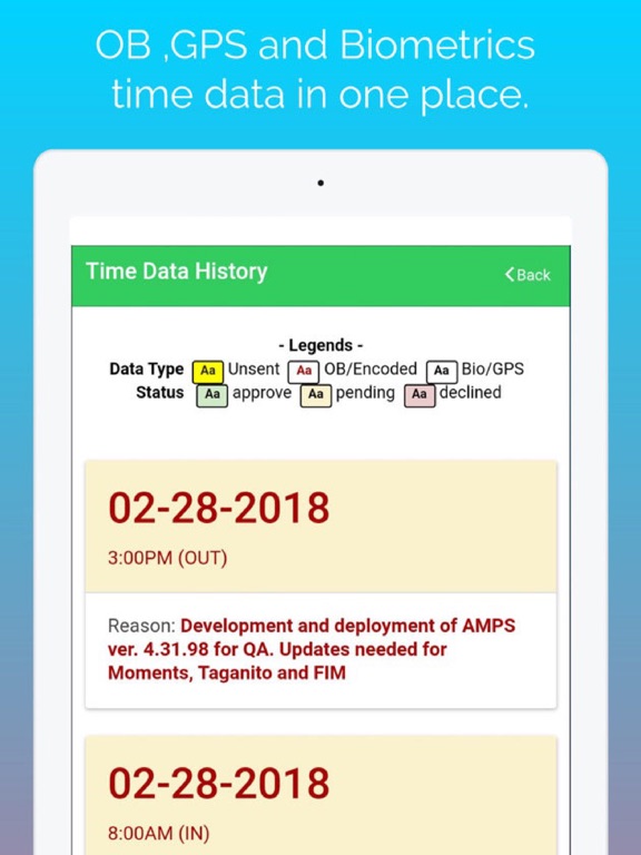 Screenshot #4 pour EDS GPS Attendance Capture