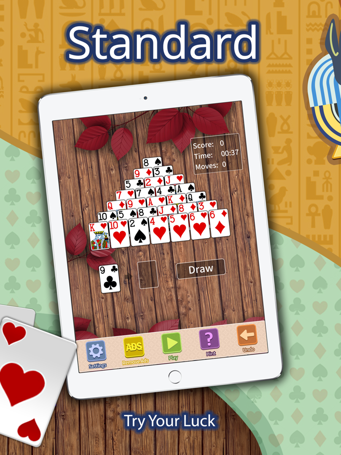 Pyramid Solitaire 3 in 1