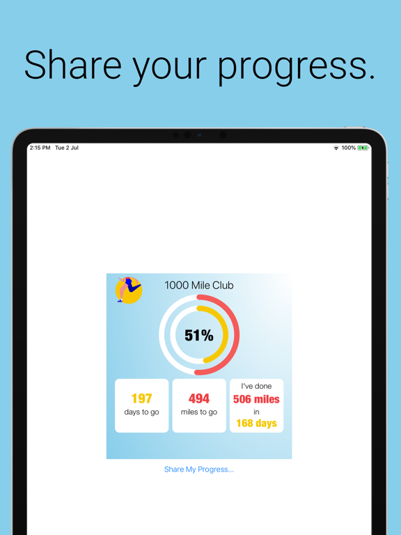Screenshot #4 for 1000 Mile Club