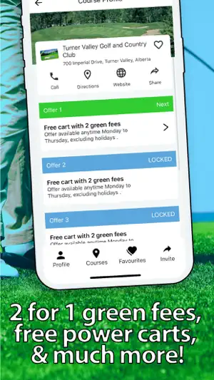 Canada Golf Card screenshot 2