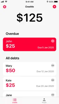 OweMe - Debt Tracker iphone bilder 0