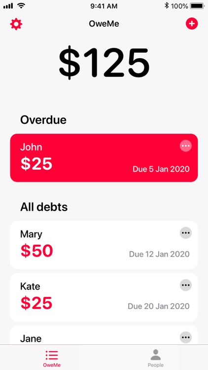 OweMe - Debt Tracker
