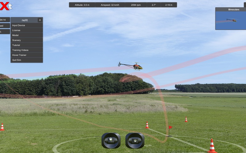 Screenshot #2 pour CGM rc Heli Simulator Lite