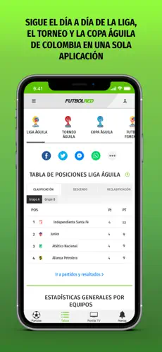 Captura de Pantalla 3 Futbolred iphone