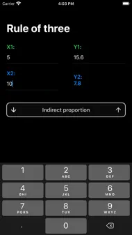 Rule of Three - Calculator iphone bilder 1
