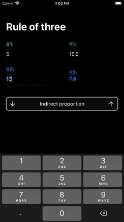 Rule of Three - Calculator iPhone image 2