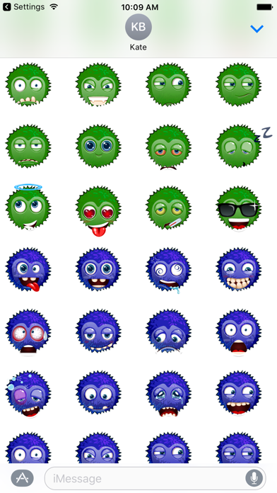 Screenshot #3 pour Drôle emoticons - Autocollants