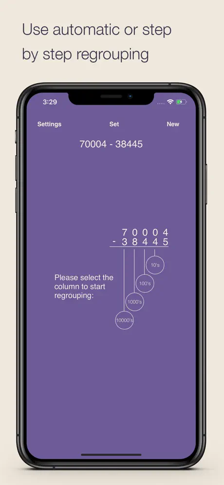 Column Subtraction
