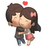 Love story sticker App Contact