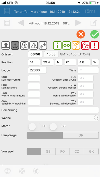 Screenshot #2 pour Skippertools - Logbook & More