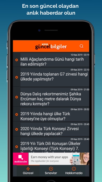 KPSS 2023 Güncel Bilgiler Soru Screenshot