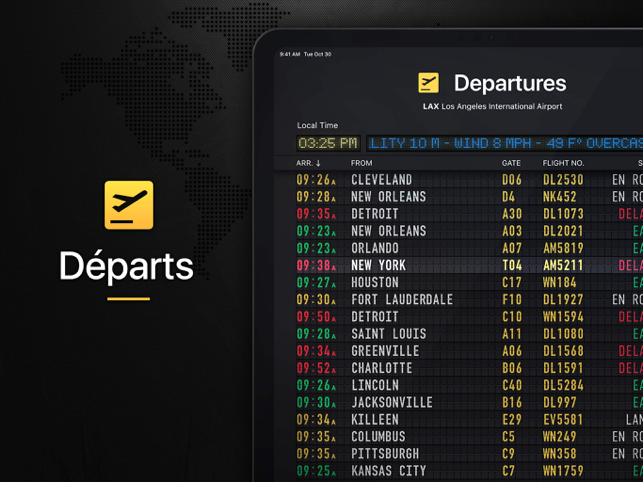 ‎Flight Board - Suivi de vols Capture d'écran