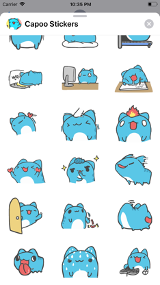 Capoo Stickers screenshot 6