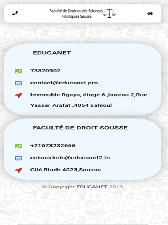 Screenshot #6 pour Faculté Droit Sousse