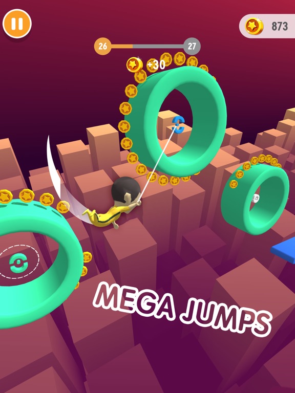 Screenshot #5 pour Swing Hero - Leap And Glide 3D