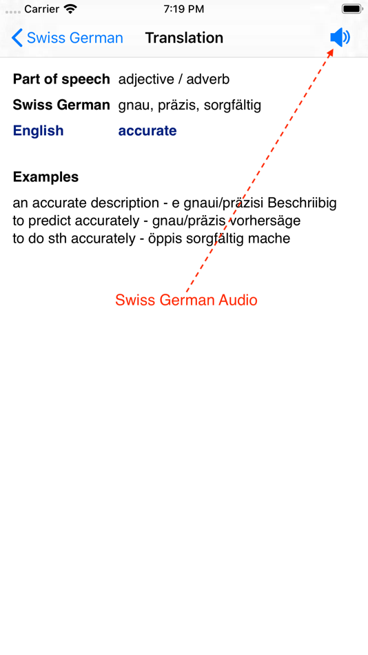 #2. Swiss German Dictionary (iOS) 由: Peter Schorn