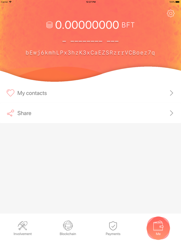 BFT - Mobile Blockchain Node iPad screenshot 8 - Business app