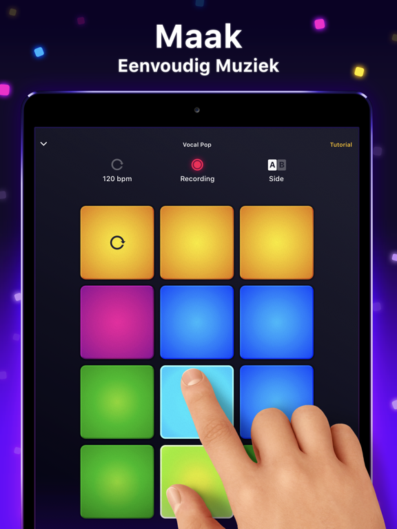 Drum Pad Machine - Beatmaker iPad app afbeelding 1