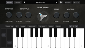 AudioKit Retro Piano screenshot