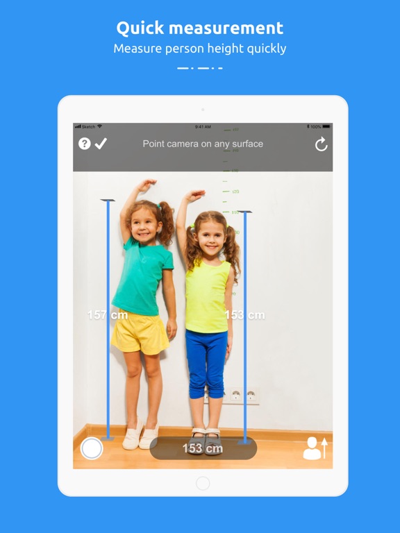 Measuring Tape App with Camera iPad screenshot 3 - Utilities app