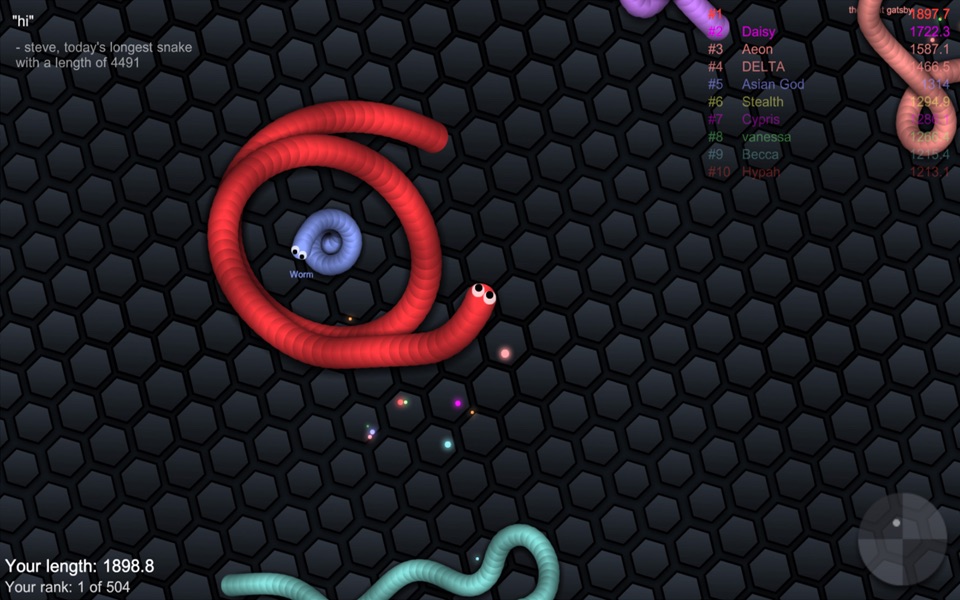 slither.io screenshot 4