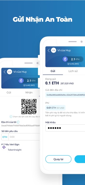 Ví Infinito - Crypto wallet