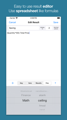 Go Calc screenshot 2
