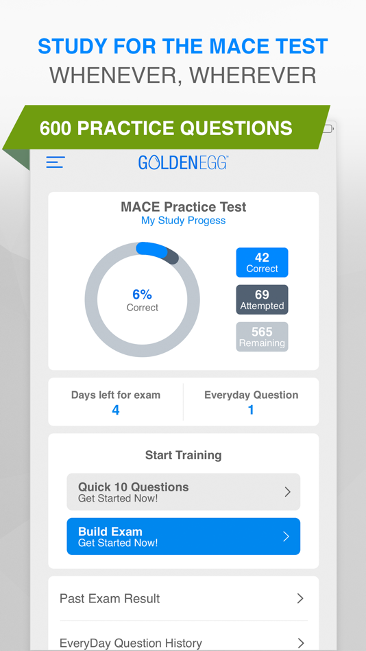 #1. Mace Practice Test Prep (iOS) 由: MOON MOUNTAIN INC