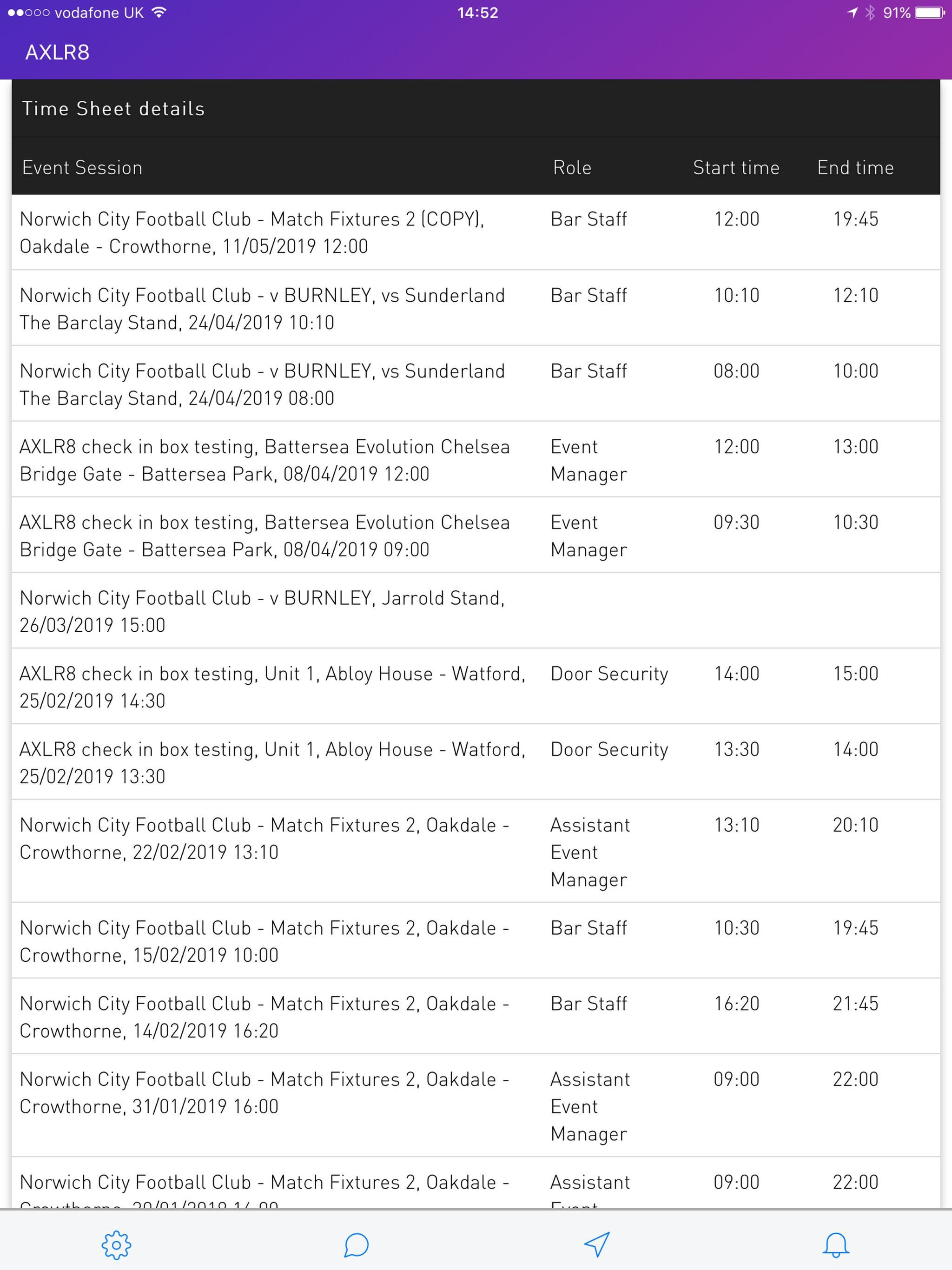 AXLR8 Staff screenshot 7